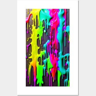 Dripping Paint Posters and Art